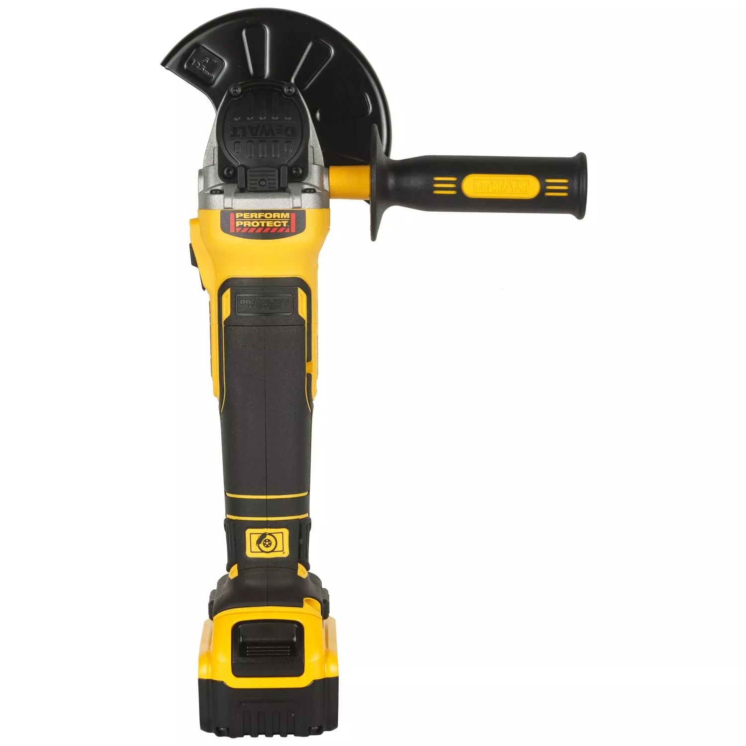 DeWALT DCG405P2 - Set meuleuse d'angle Li-Ion 18V (2x batterie 5.0Ah) dans TSTAK - 125mm - moteur brushless-image