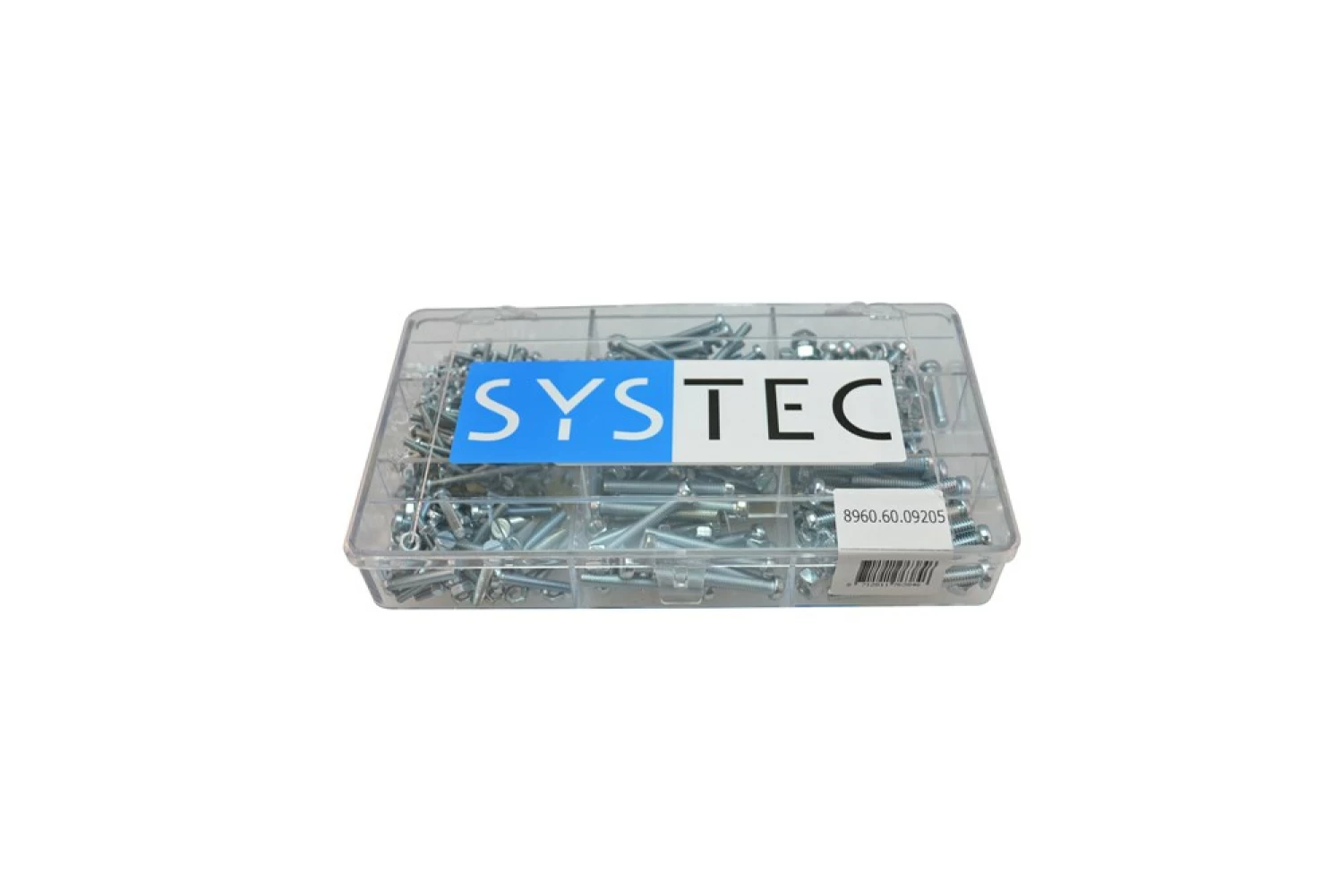 Systec Assortimentskoffer met metaalschroeven + moeren - verzinkt (428st)