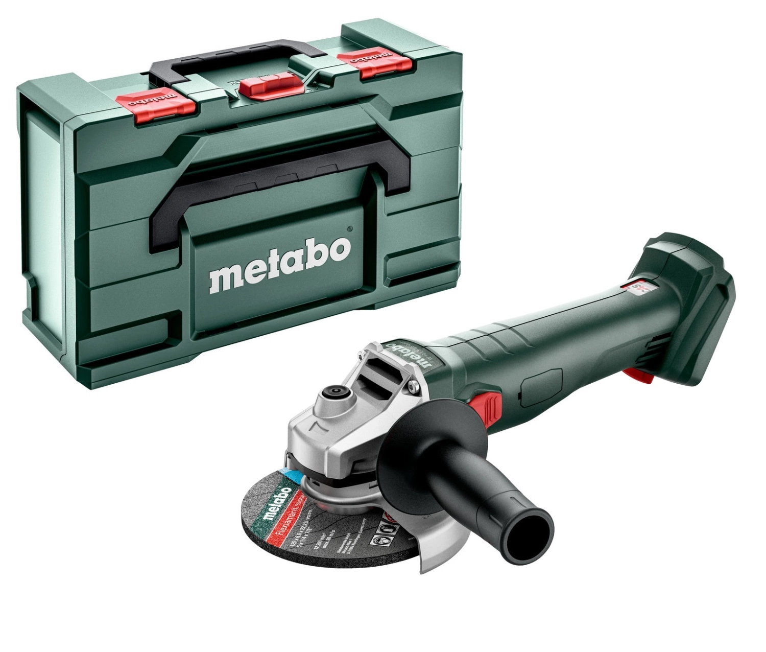 Metabo W 18 L 9-125 Quick 18V Li-ion accu slijper body in MetaBox - 125 mm-image