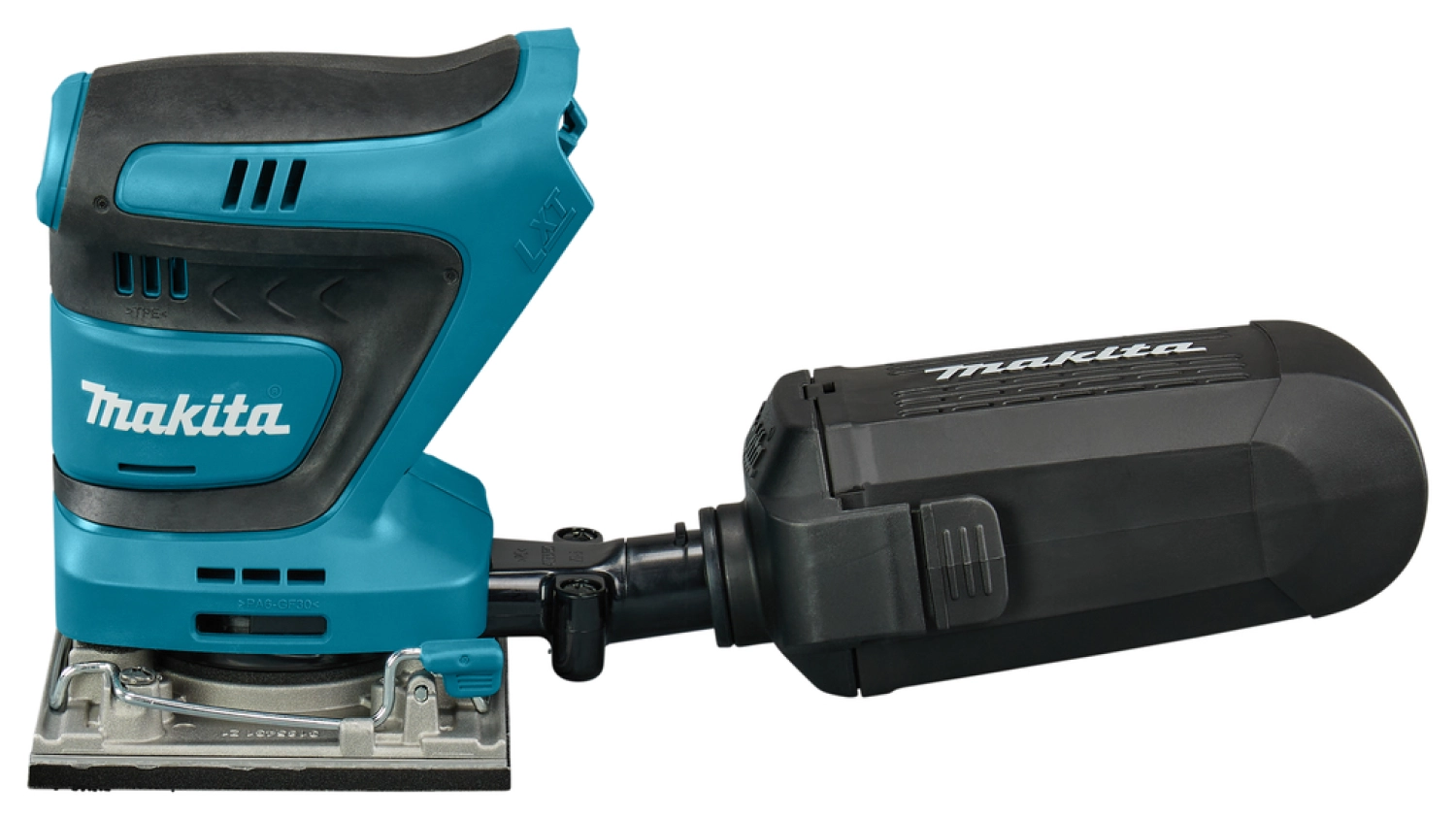 Makita DBO484Z LXT 18 V Li-Ion accu Handpalm vlakschuurmachine body-image