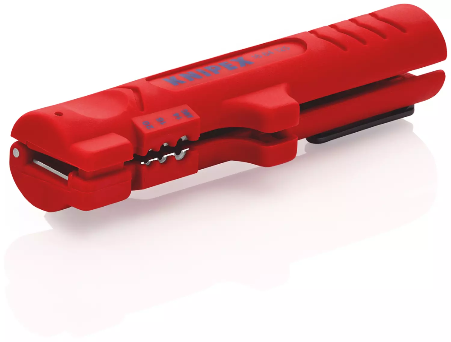 Knipex 16 64 125 SB Ontmantelingsgereedschap voor vlakke en ronde kabels - 125mm-image