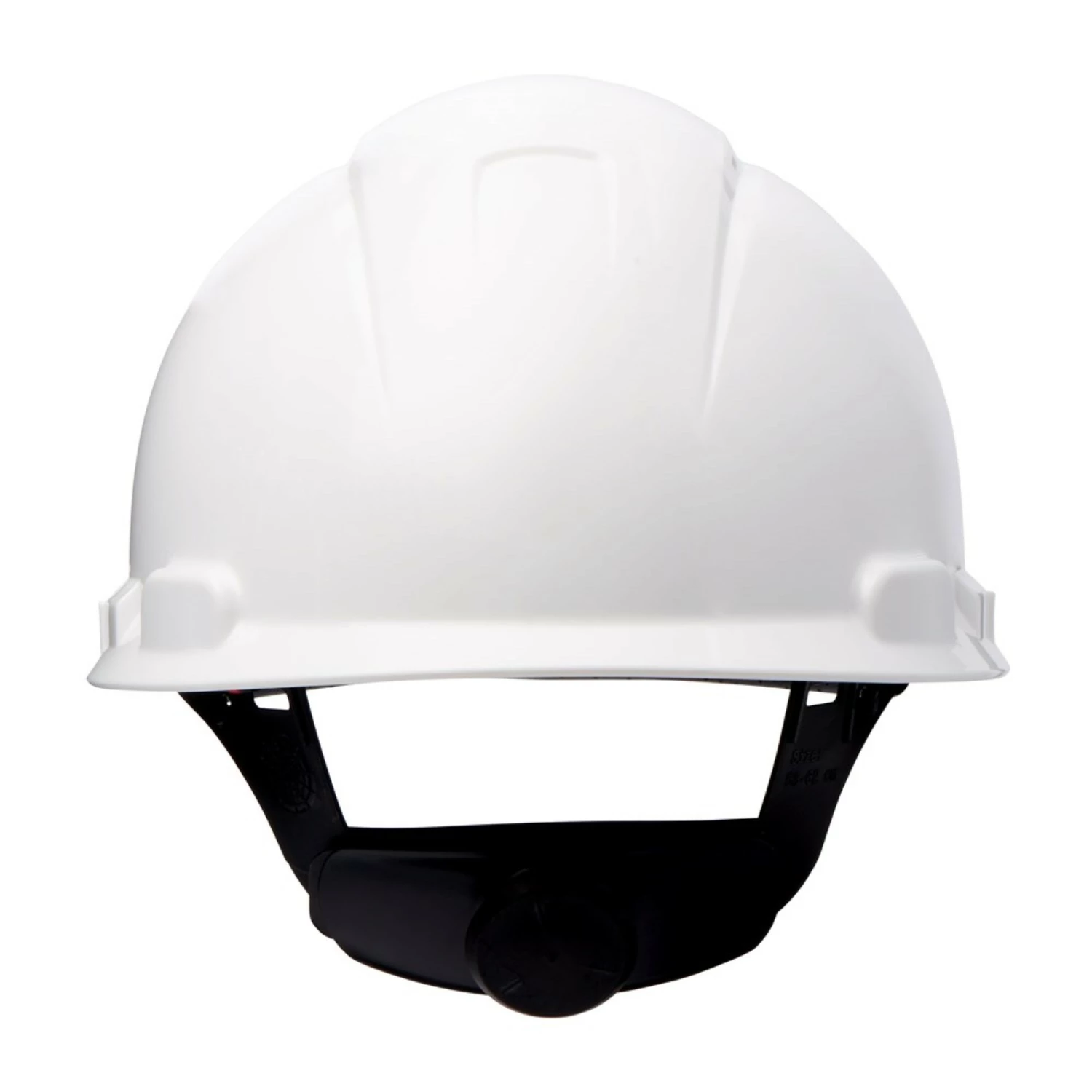 3M H700NVI Casque de sécurité - Ajustement à cliquet - Ventilé - Bandeau en plastique - Blanc-image