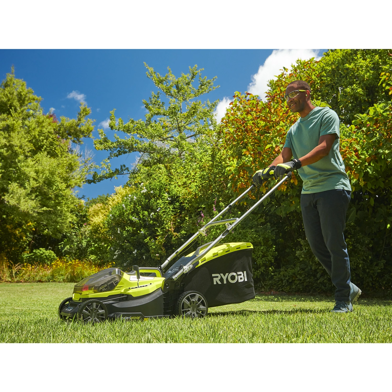 Ryobi RY18LM37A-140 18V Li-Ion accu grasmaaier set (1x 4.0Ah accu) - 37cm-image