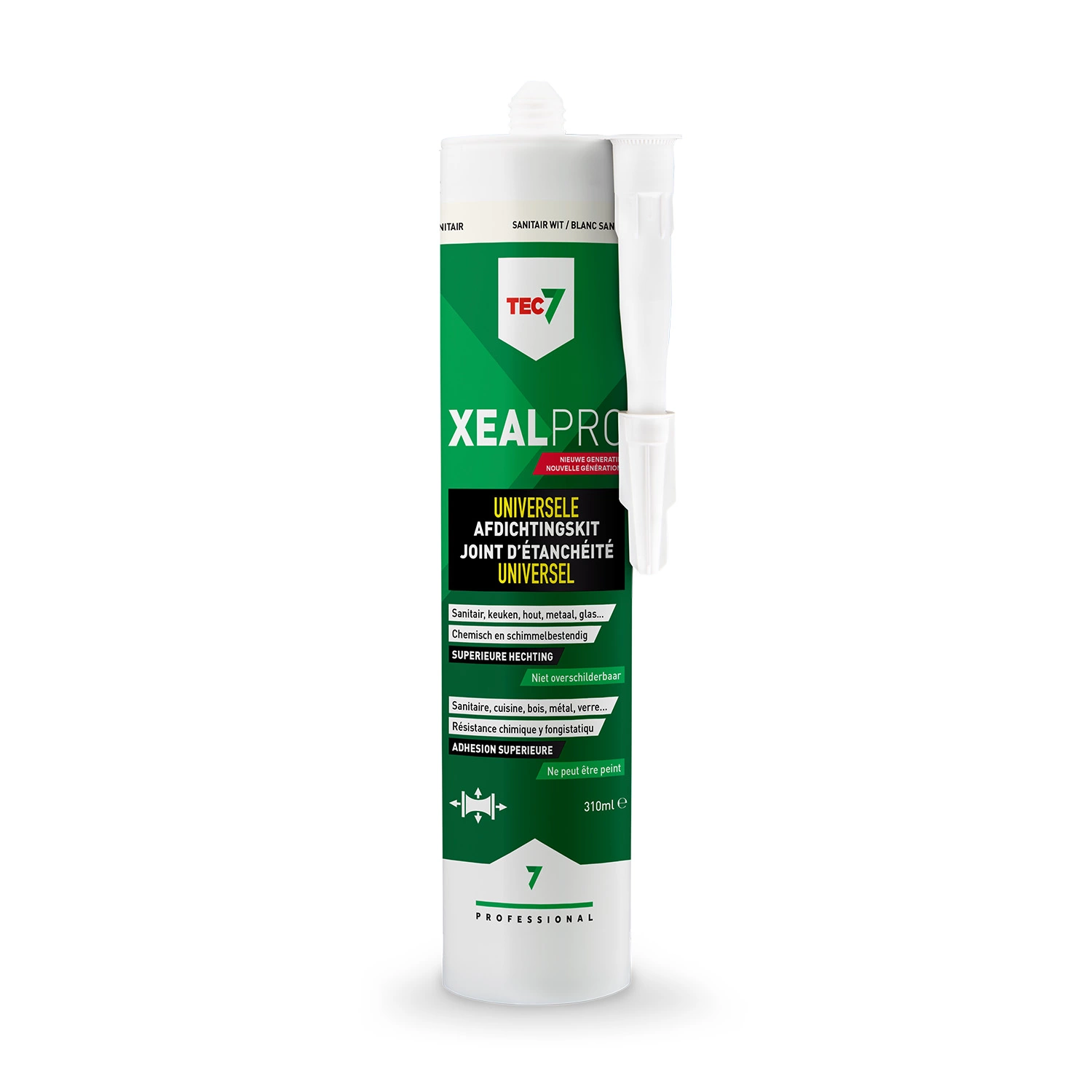 TEC7 XealPro Universele kit - Sanitair Wit - 310ml-image
