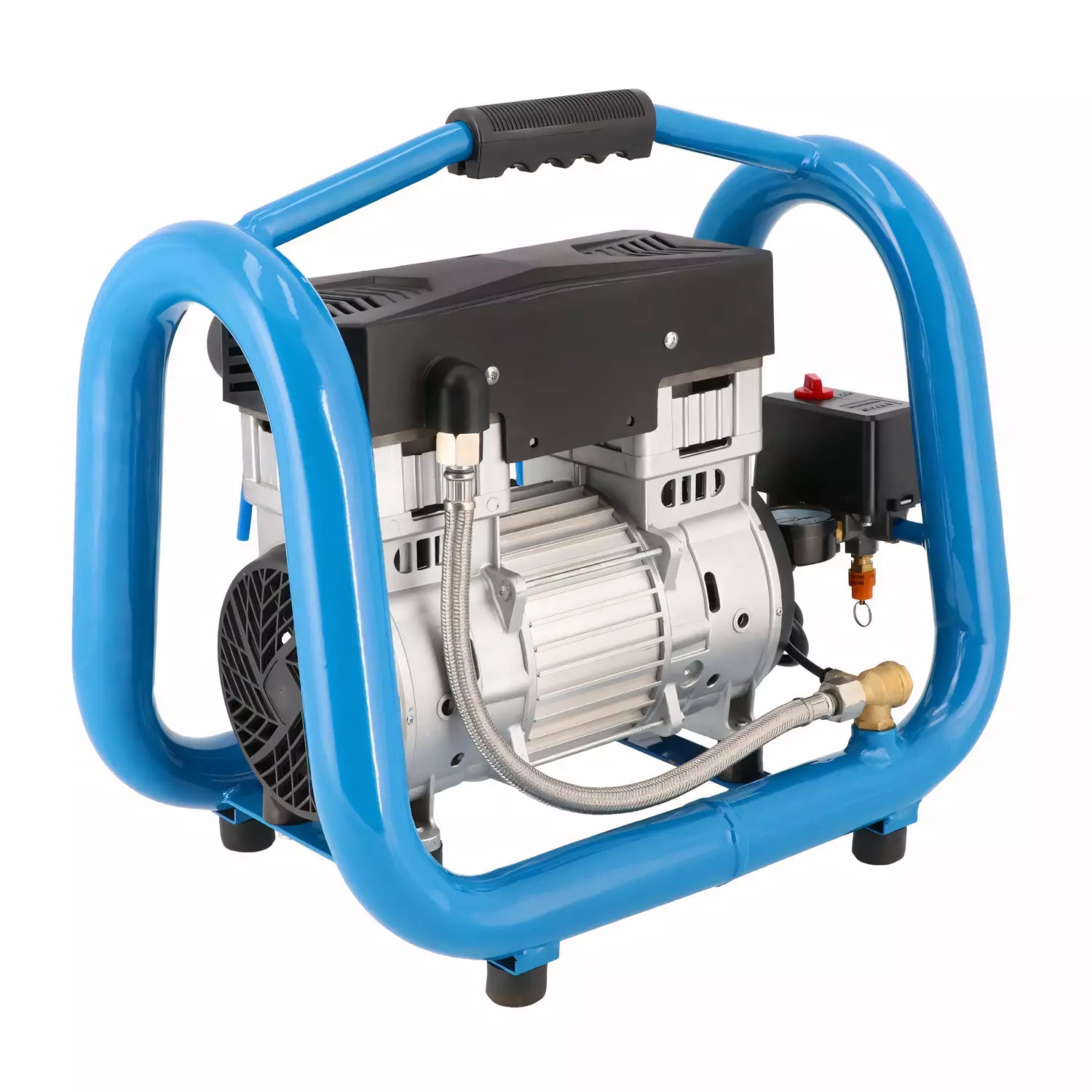 Airpress LMO 4-170 Compresseur silencieux - Sans huile - 10 bars - 90 l/min - 4L-image