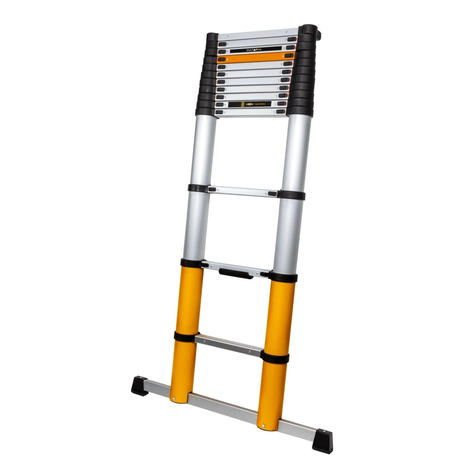 Batavia 7064829 Giraffe Air Telescopische ladder met Hoekindicator, SoftClose & AntiSlip - 4.15m - 14 sporten-image