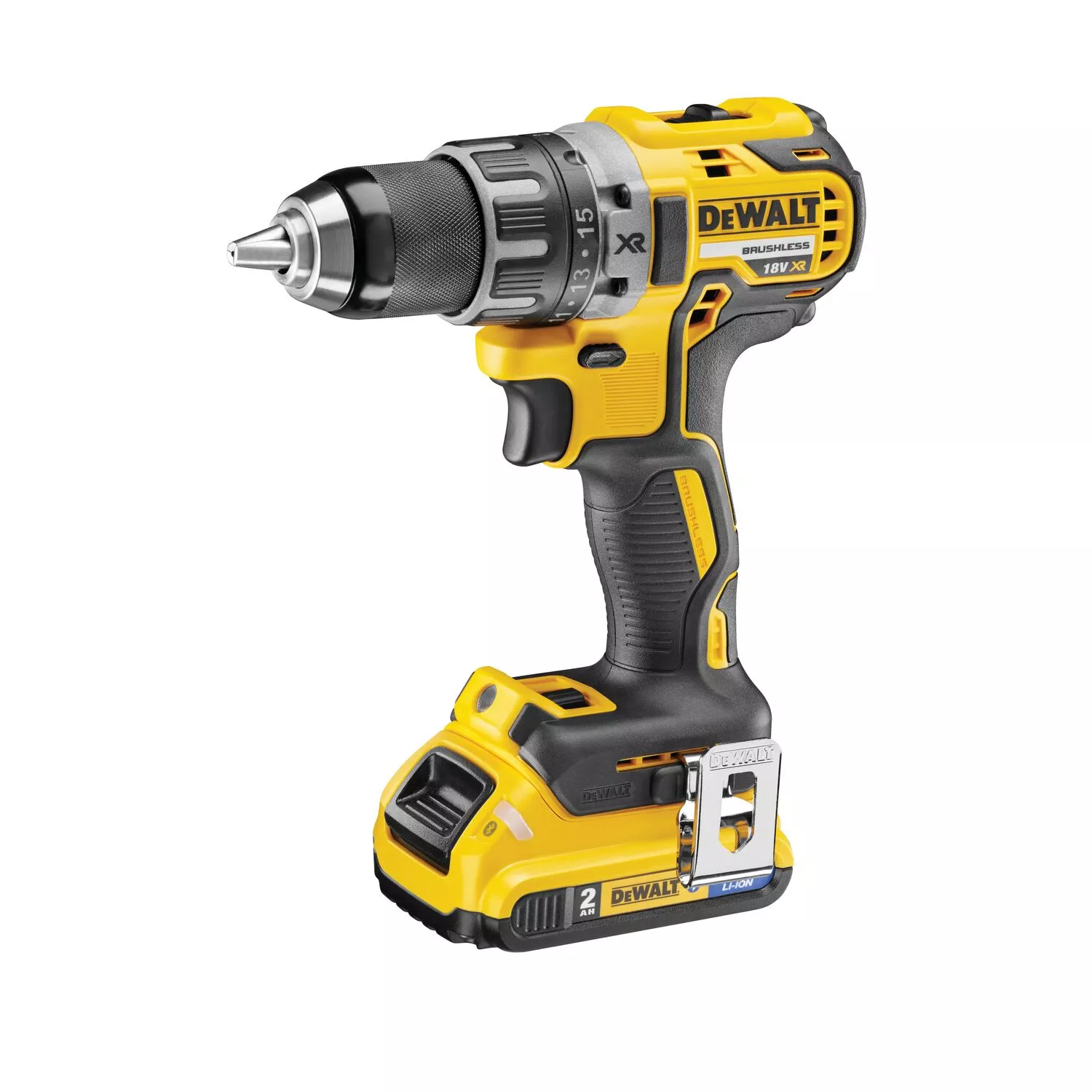 DeWALT DCD791D2 - Set perceuse visseuse Li-Ion 18V (2x batterie 2.0Ah) dans TSTAK - moteur brushless - 70Nm-image