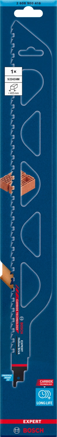 Bosch EXPERT 2608900418 - EXPERT Lame de scie sabre S2243HM Hollow Brick