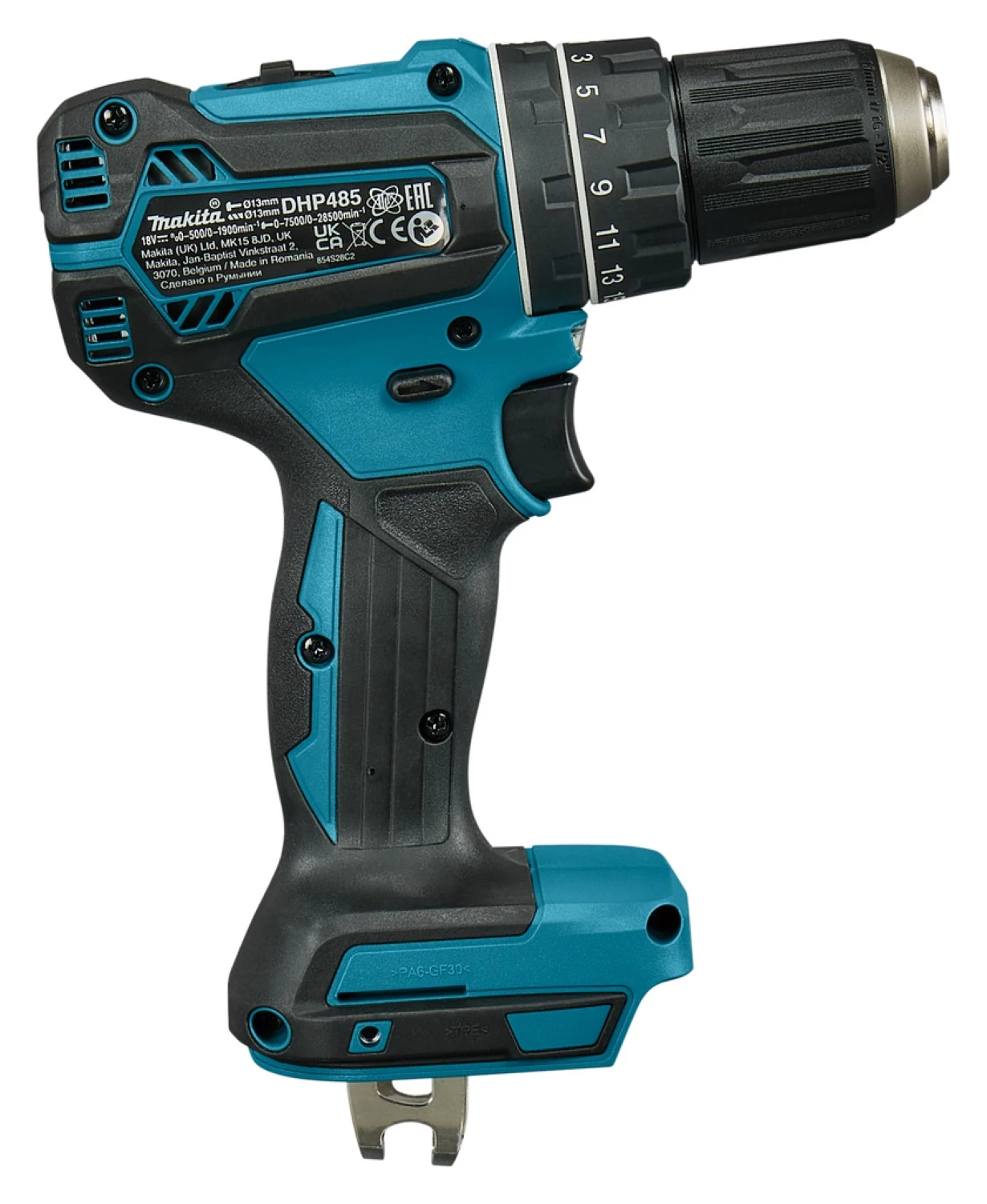 Makita DHP485RTJ 18V Li-Ion accu klopboor- /schroefmachine set (2x 5.0Ah accu) in Mbox - koolborstelloos-image