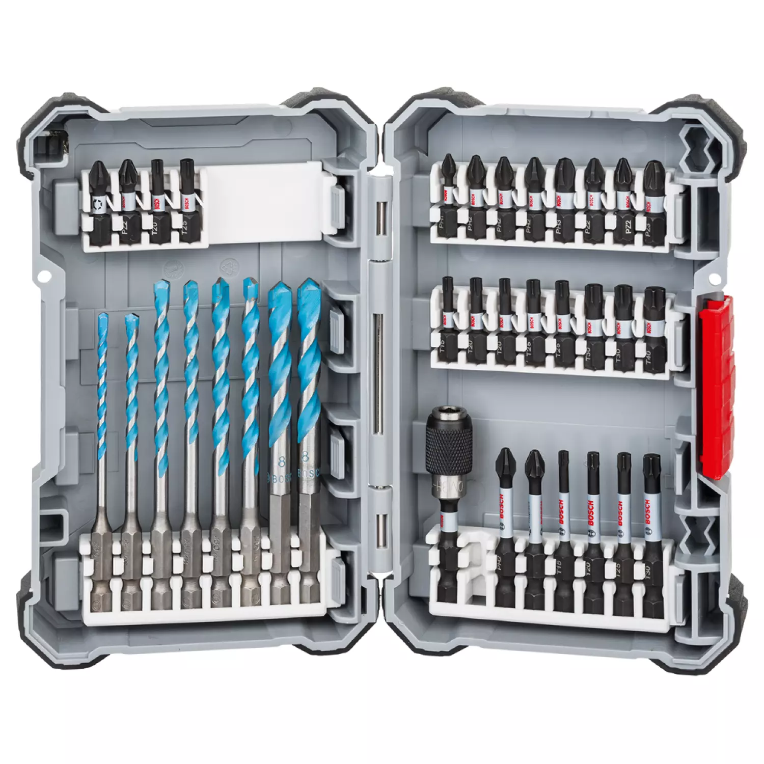 Bosch 2608577147 - Set 35 pièces embout de vissages Impact Control Multi Construction-image