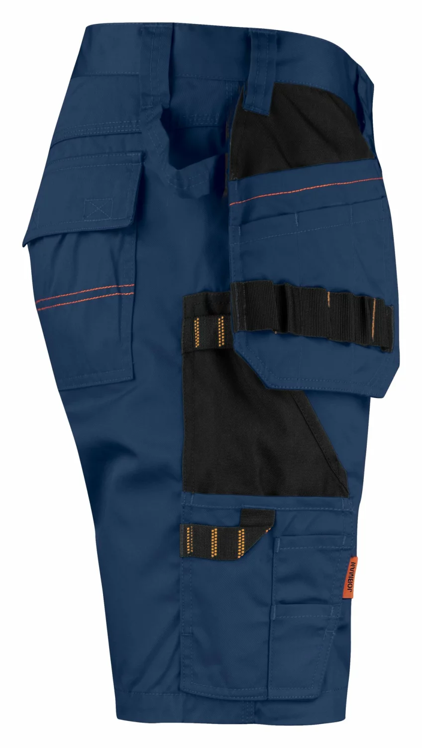 Jobman 2722 Werkbroek kort Holsterpocket - Maat 52 - Blauw / Zwart-image