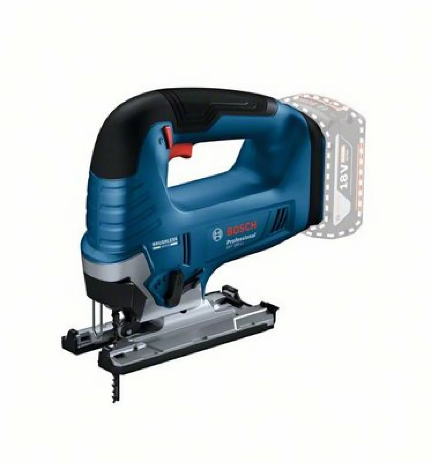 Bosch GST 18V-125 B 18V Li-ion accu decoupeerzaag body in L-BOXX - koolborstelloos - 06016B2999