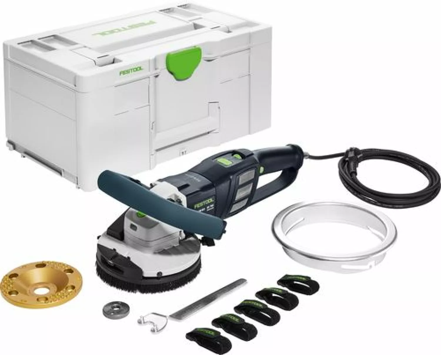 Festool RG 130 ECI-Set DIA PA Renovatieslijpmachine in systainer - 1600W - 130mm-image