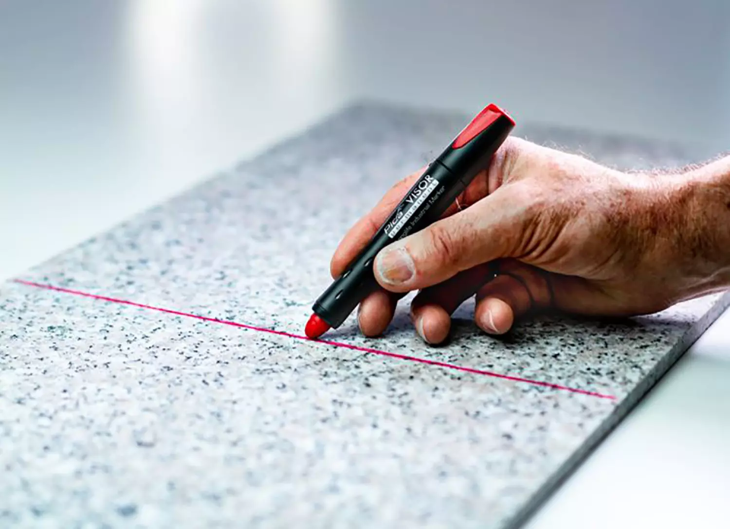 Pica 990/52 VISOR Markeerstift - Permanent - Wit-image