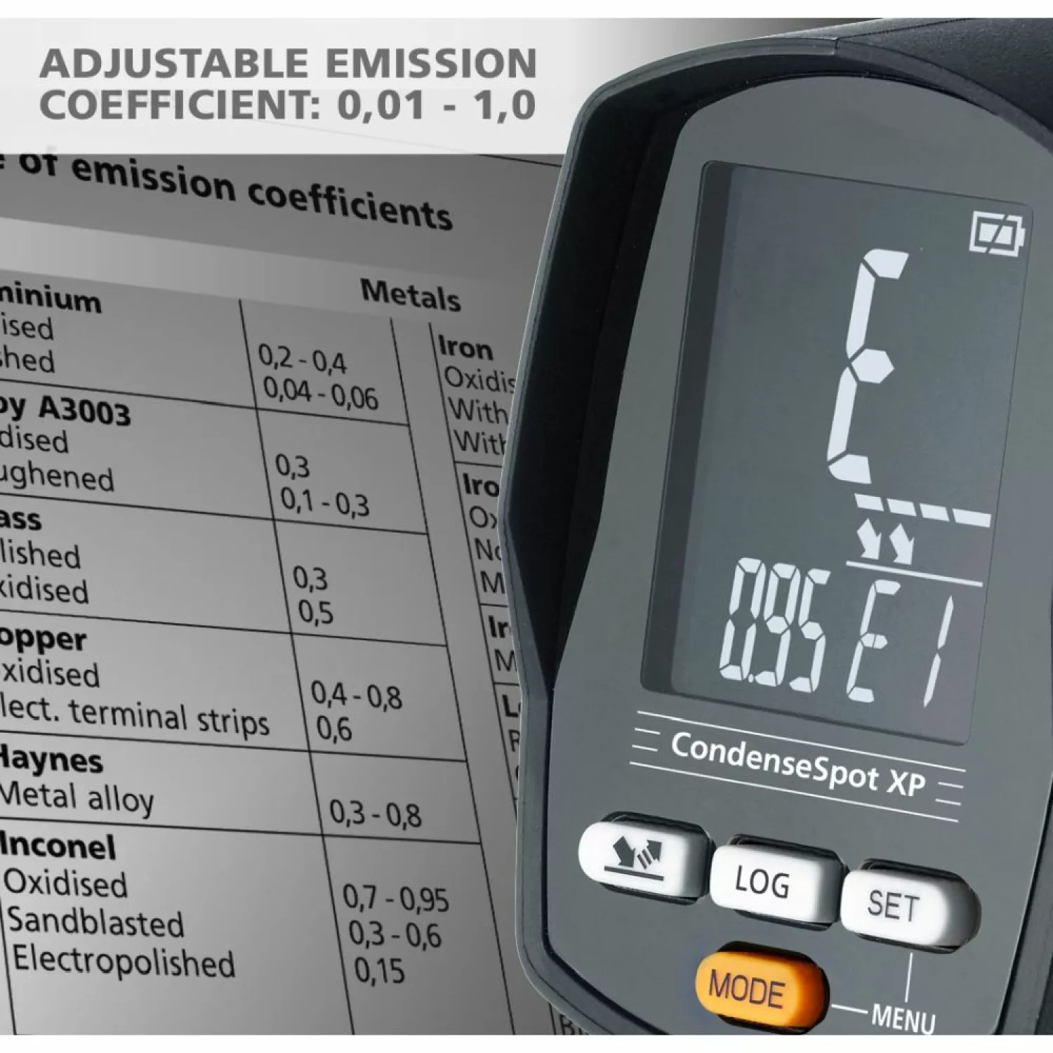 Laserliner CondenseSpot XP Multifunctionele infrarood thermometer -bluetooth - bereik -40°C t/m 800°C-image