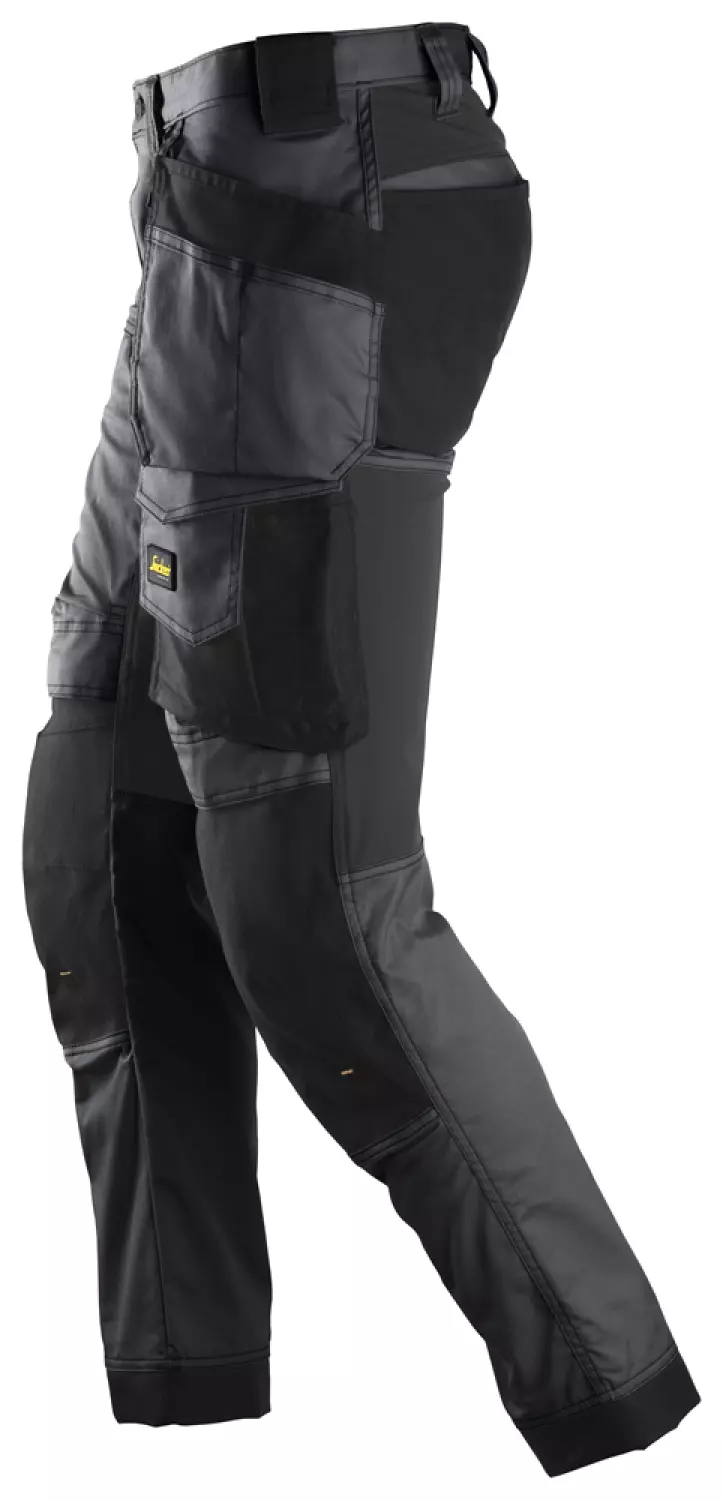 Snickers 6241 AllroundWork Stretch Werkbroek met holsterzakken - Staal Grijs - Maat 50-image