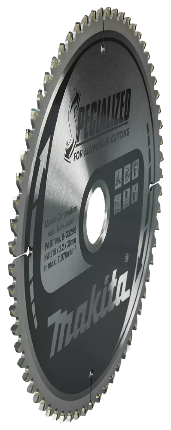 Makita B-33299 Cirkelzaagblad - Aluminium Specialized - 216x30x2,2mm - 64T-image