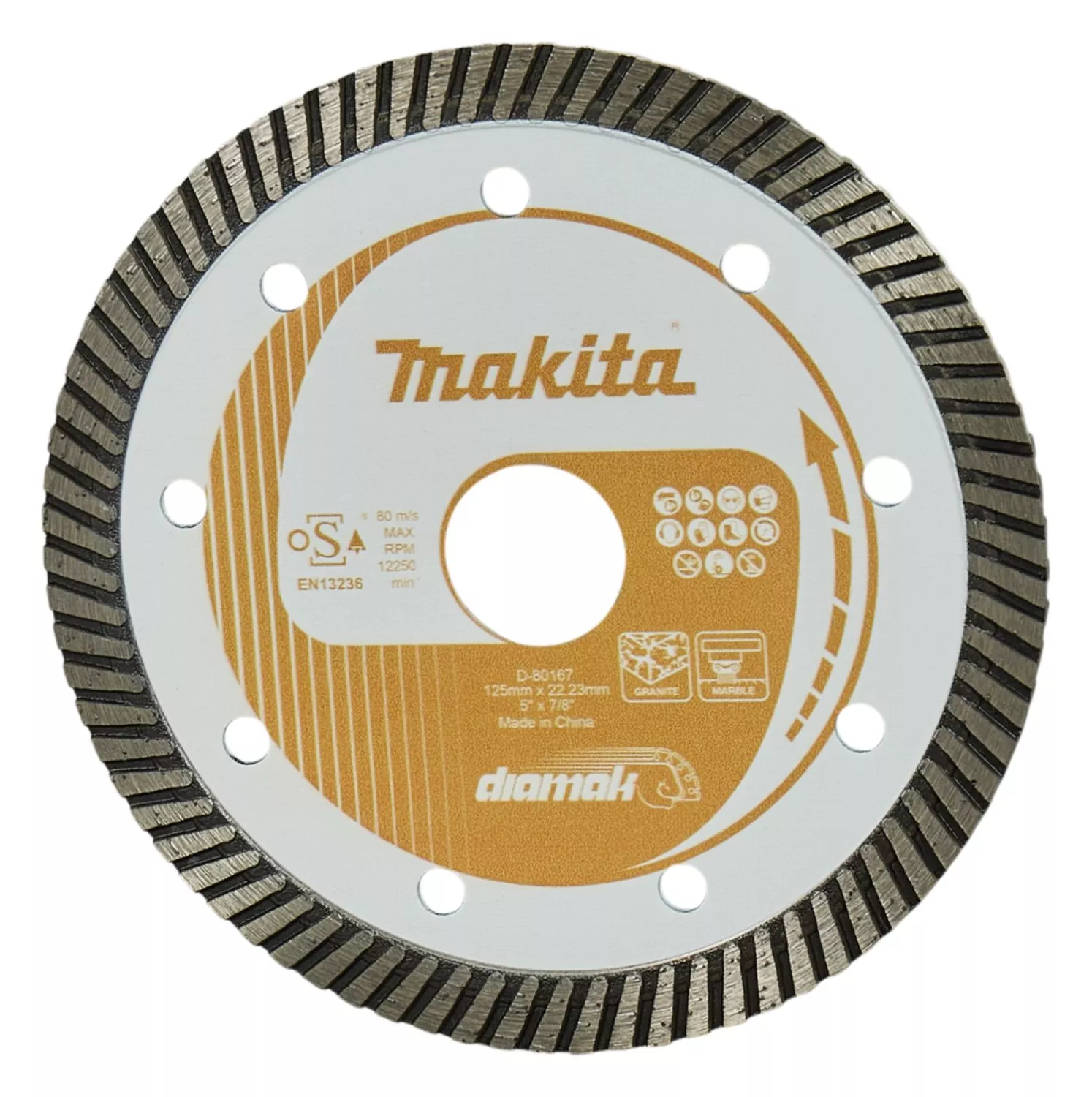Makita D-80167 Diamantschijf - 125 mm - 22,23 mm-image