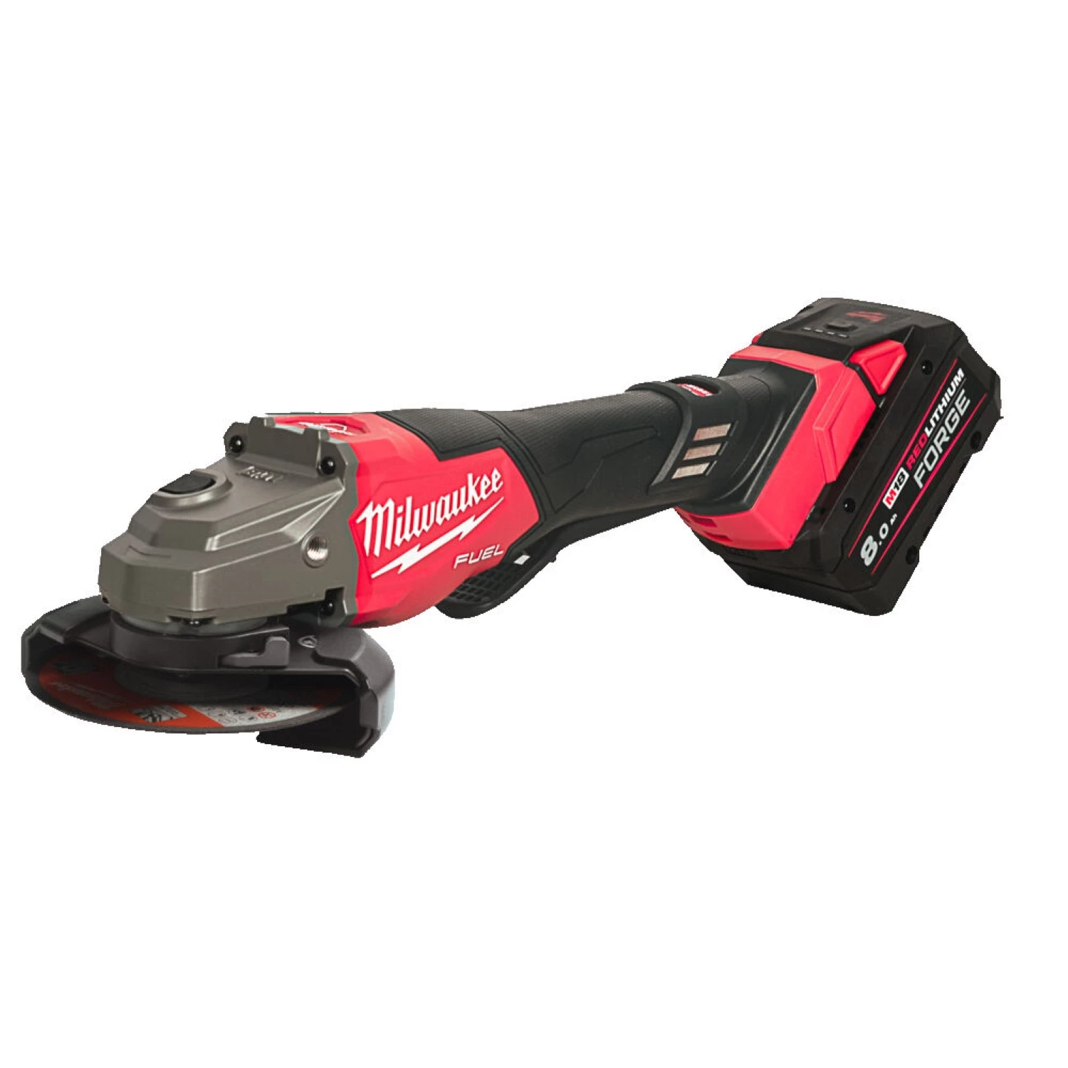 Milwaukee M18 FHSAGO125VXPDB2-802X 18V Li-ion accu Haakse slijper set (2x M18 FB8 accu) in HD Box - 125mm-image