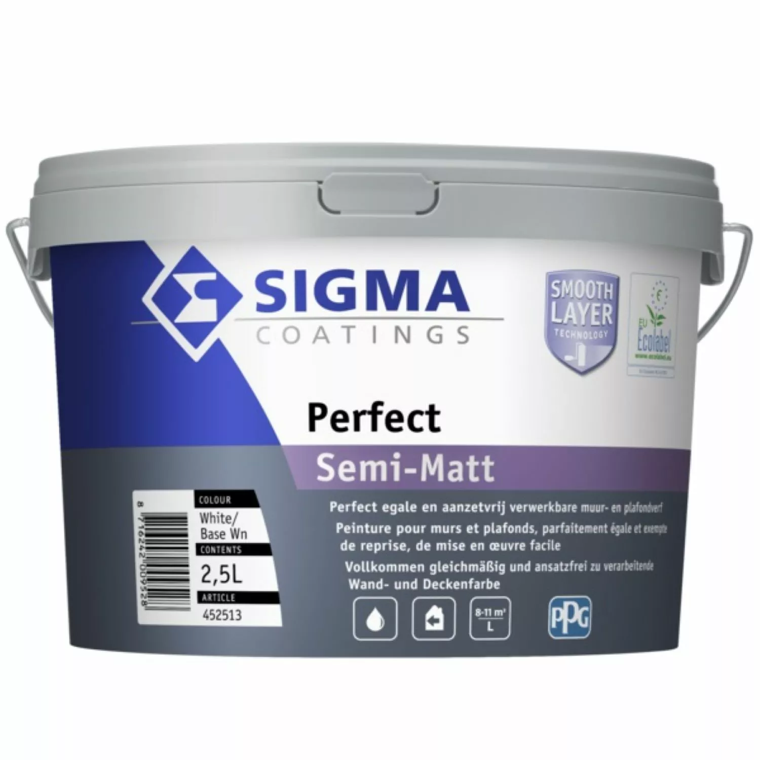 Sigma Perfect Semi-Matt - op kleur gemengd - 2.5L-image