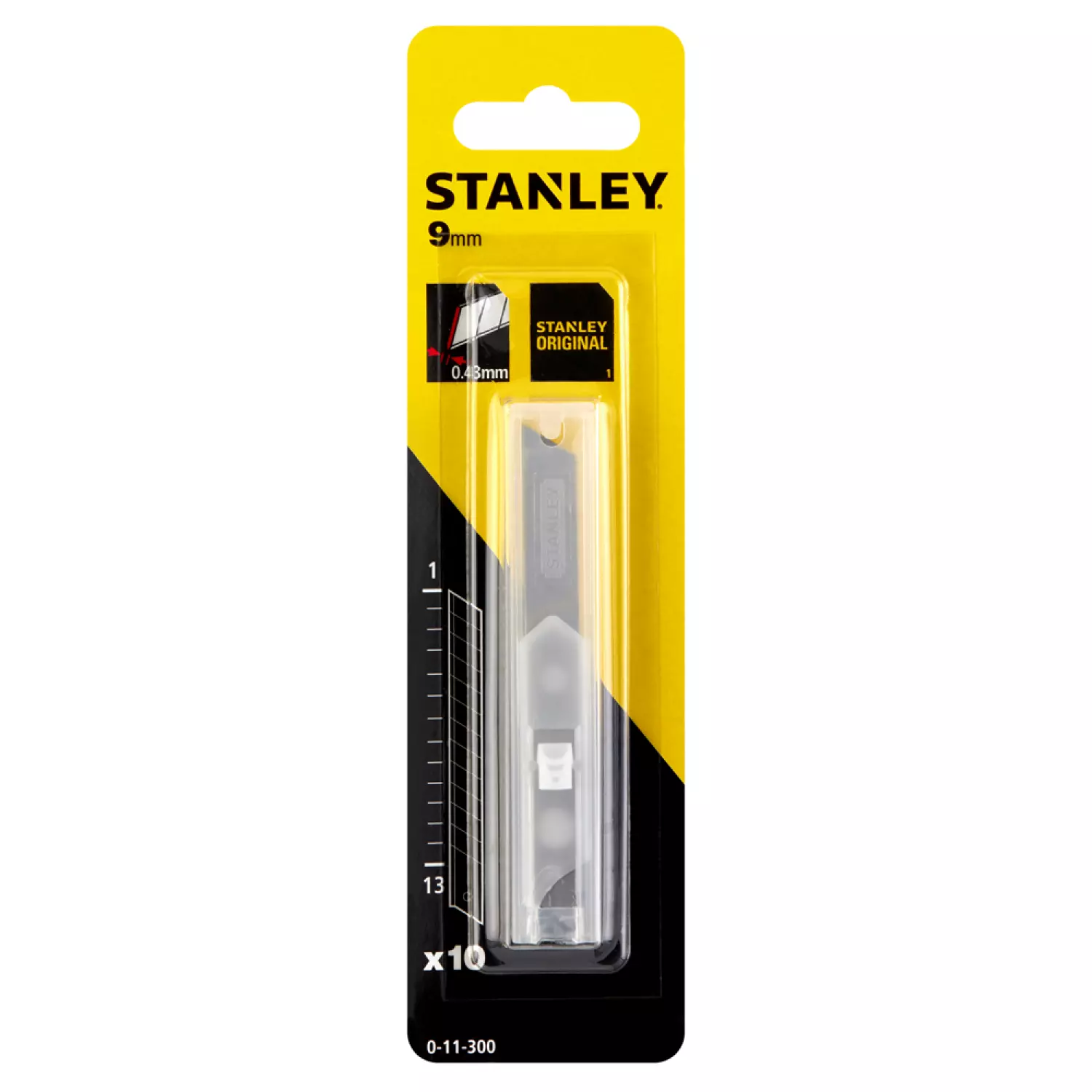 Stanley 0-11-300 - Lames de Cutter 9mm - 10 pcs/distributeur-image