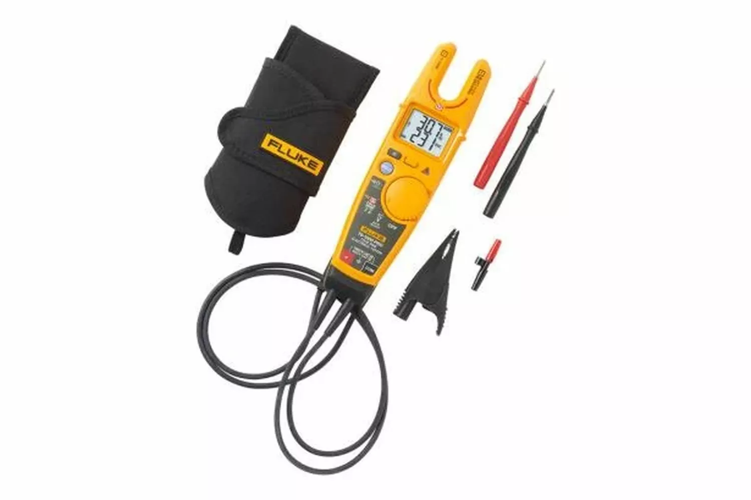 Fluke T6-1000 PRO Testeur numérique de tension et de courant TRUE-RMS - Technologie FieldSense - AC/DC 1000V & AC 200A - avec étui-image