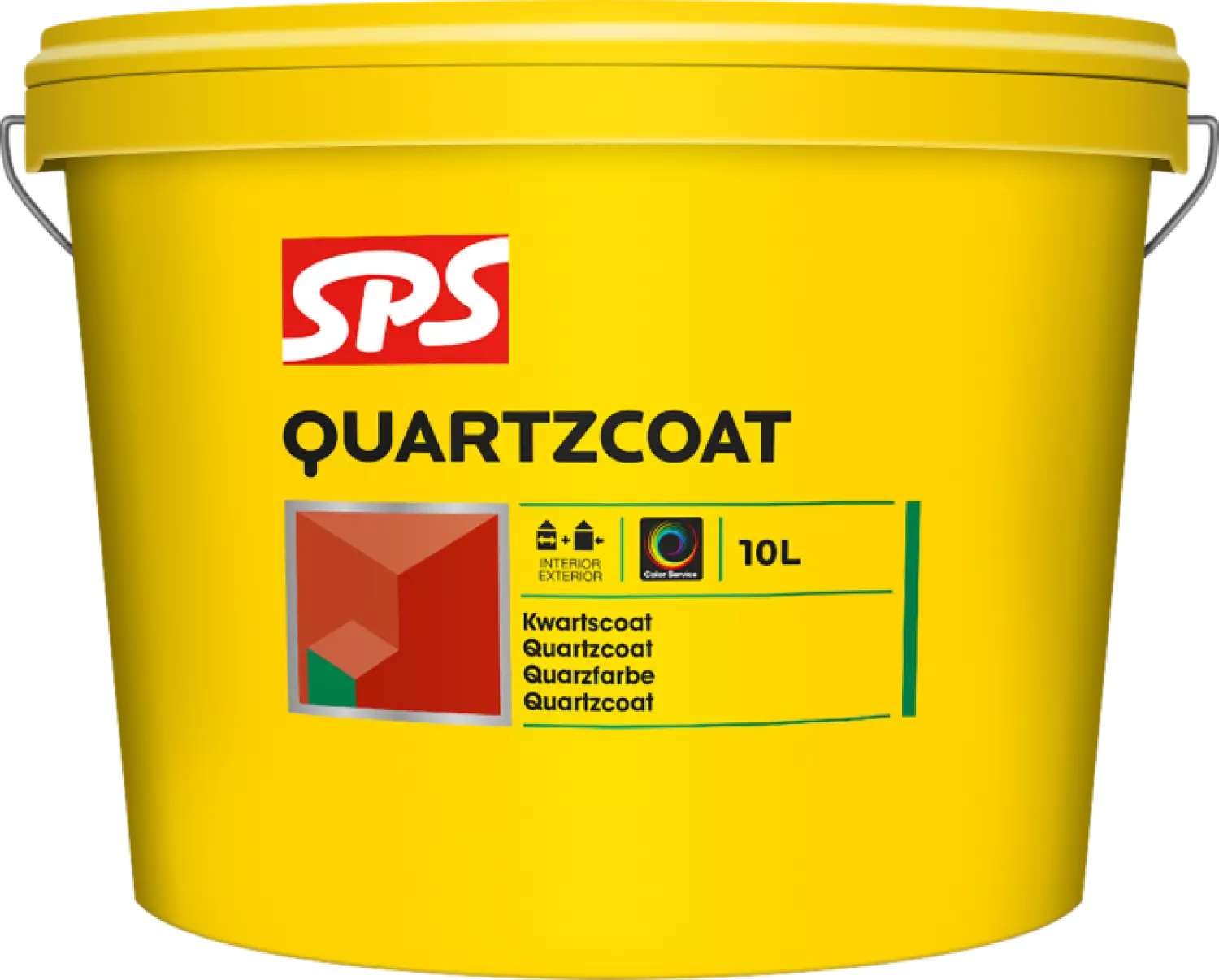 SPS Quartzcoat Structuurverf - op kleur gemengd - 10L-image