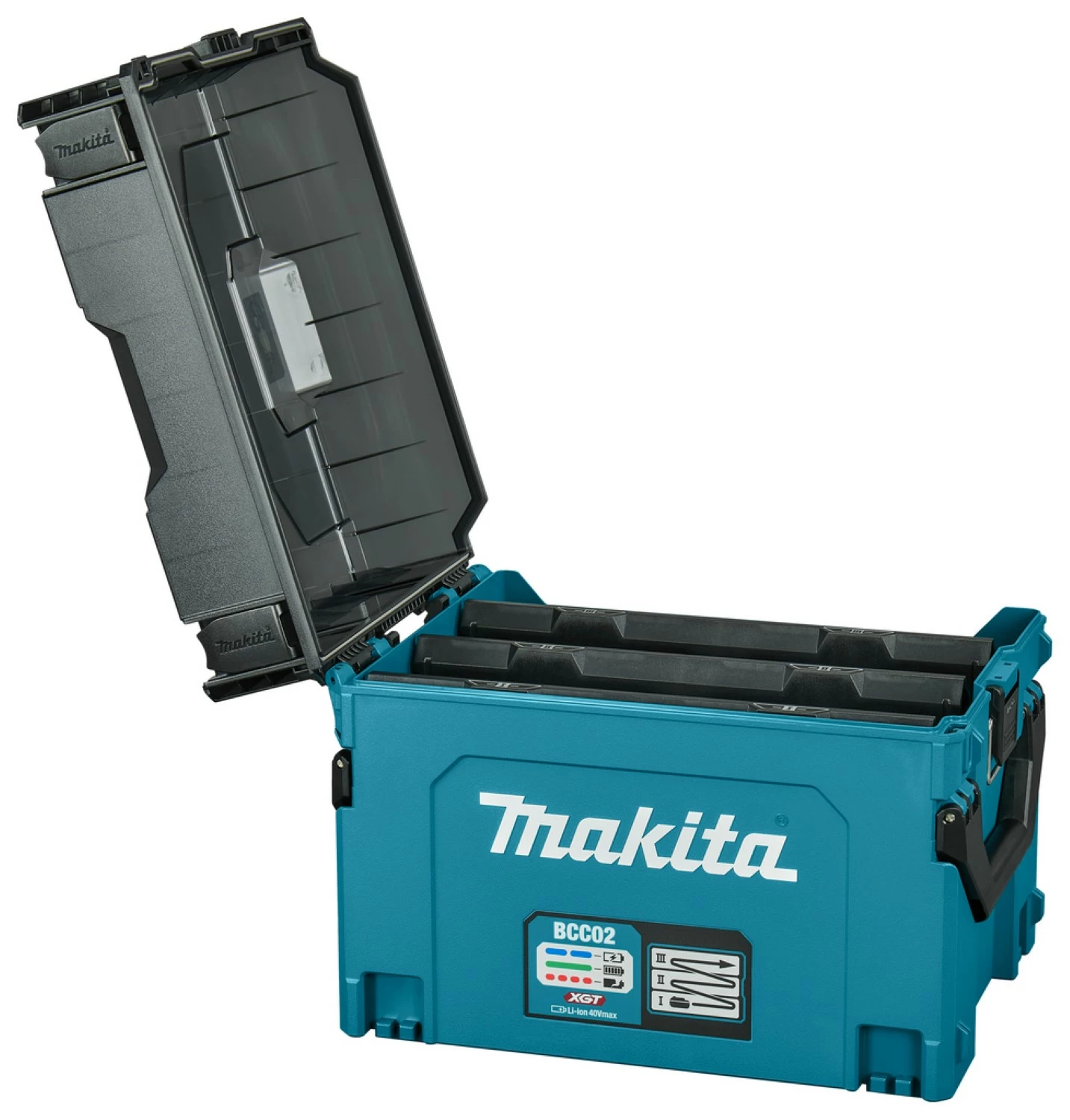 Makita BCC02 XGT Oplaadbox voor max 12 accu's (t/m BL4040F)-image