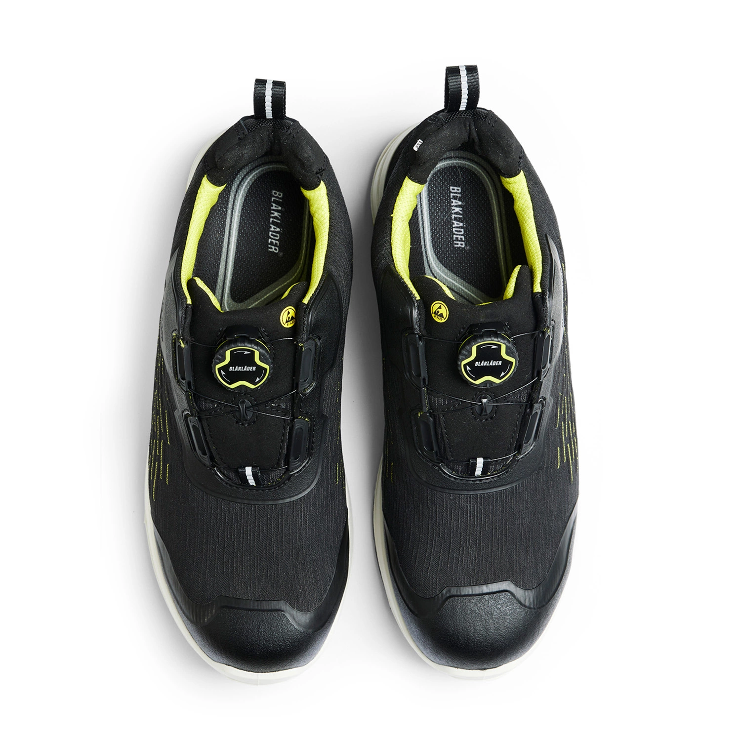 Blåkläder Chaussures de sécurité basses CRADLE - 39 - Noir/Jaune fluo-image