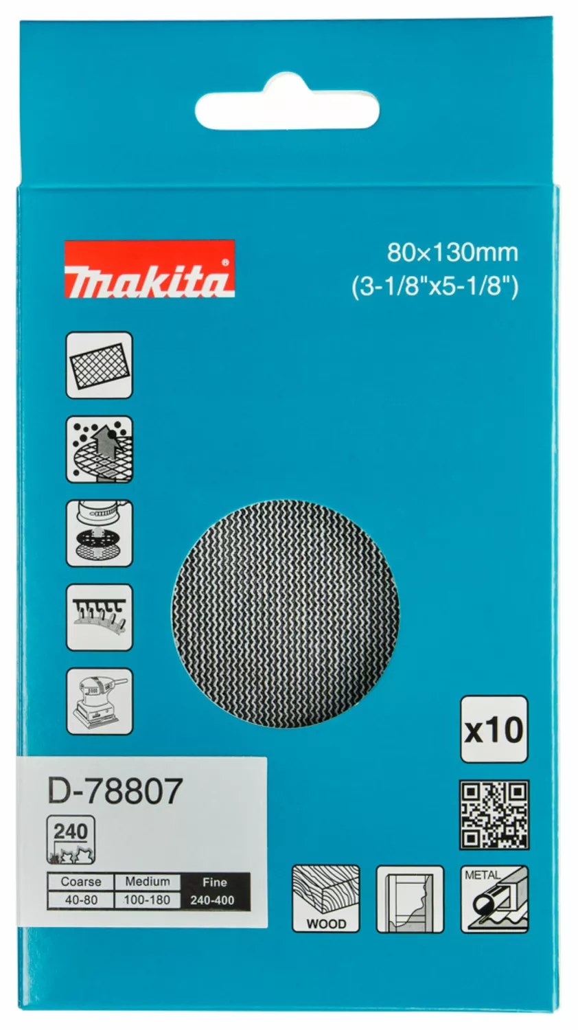 Makita D-78807 Filet de ponçage - 80x130mm K240-image