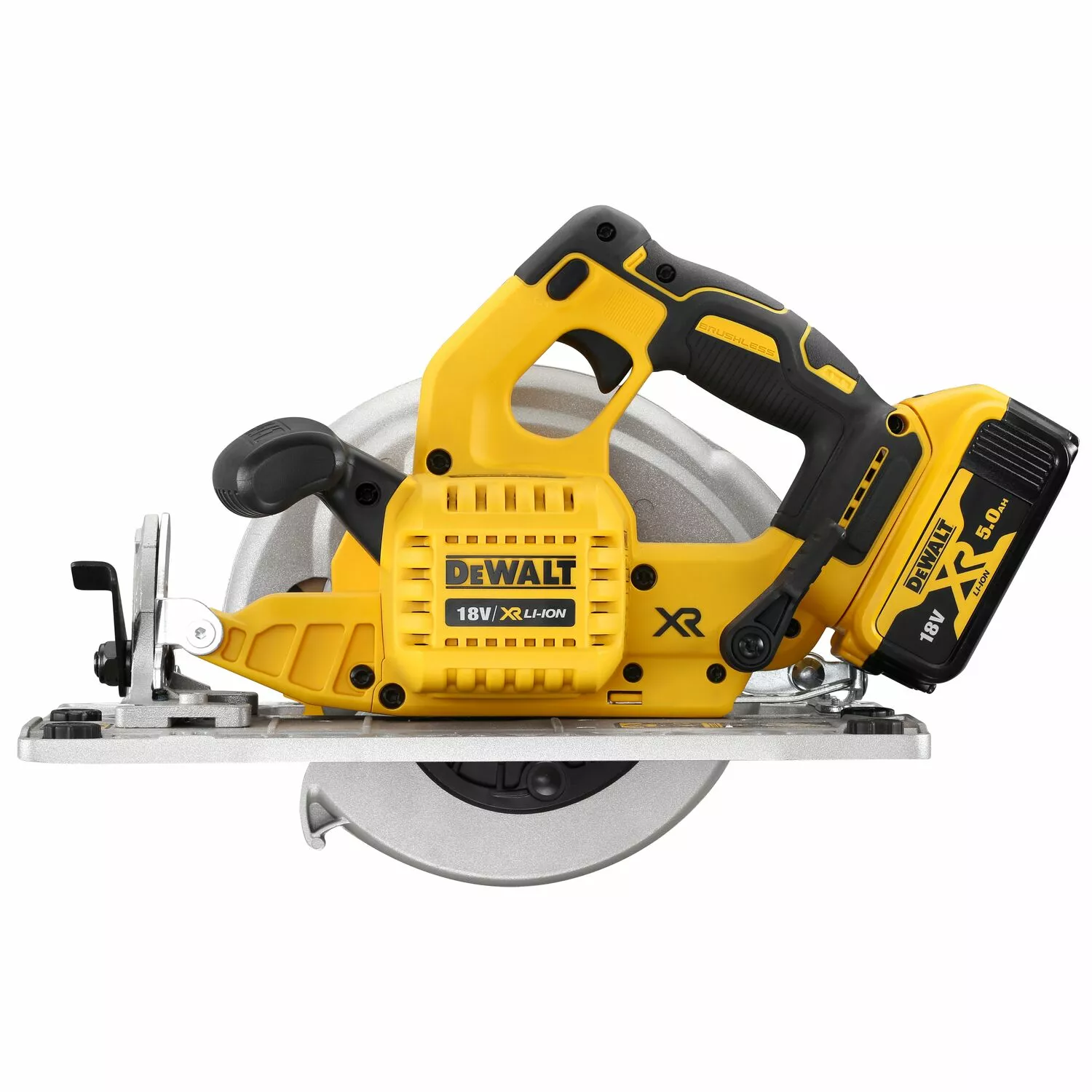 DeWALT DCS572P2-QW 18V Li-ion XR accu cirkelzaag set (2x 5.0Ah) in TSTAK - 184mm-image