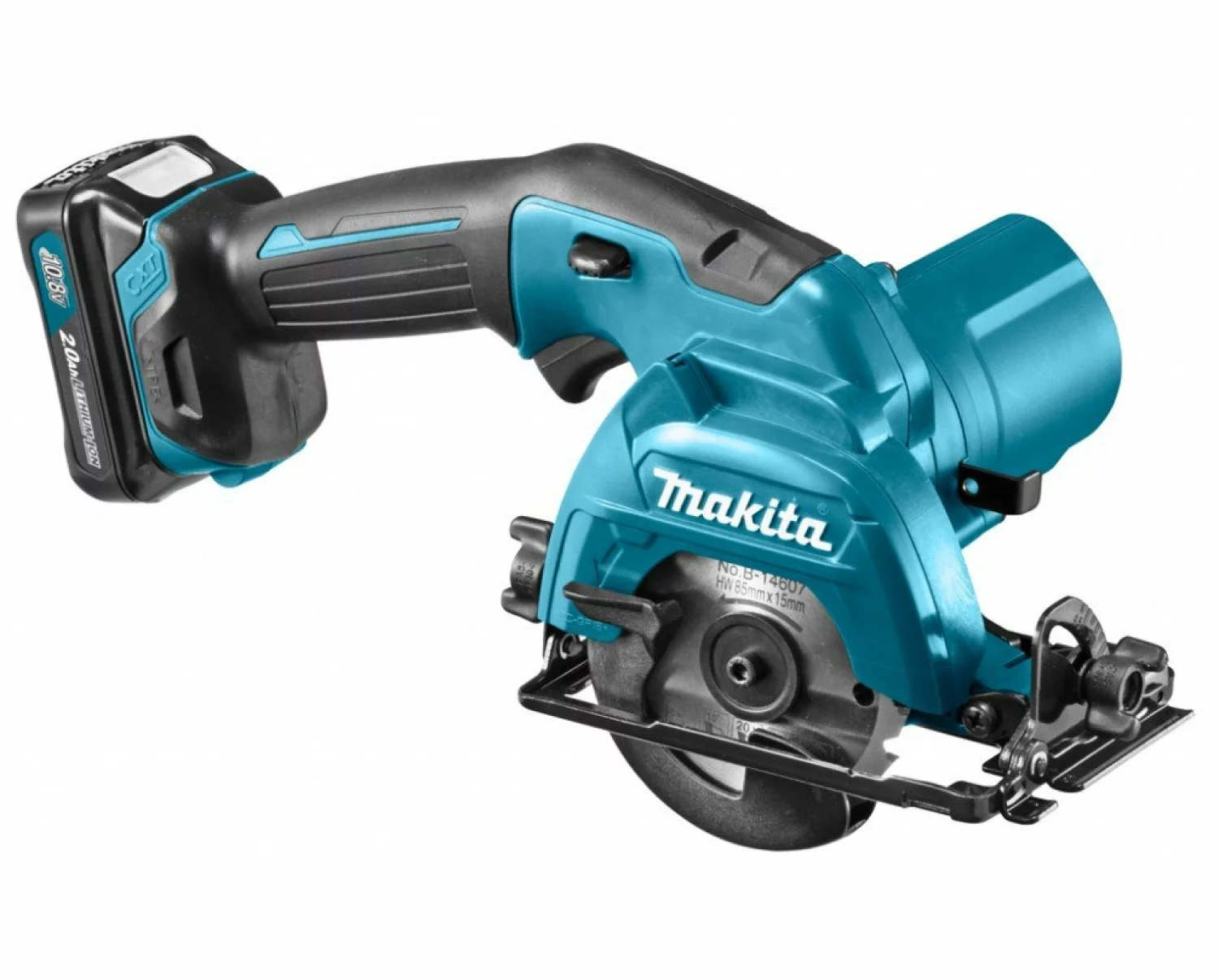 Makita HS301DSAE 10.8V Li-Ion Accu cirkelzaag set (2x 2.0Ah accu) in koffer - 85mm-image