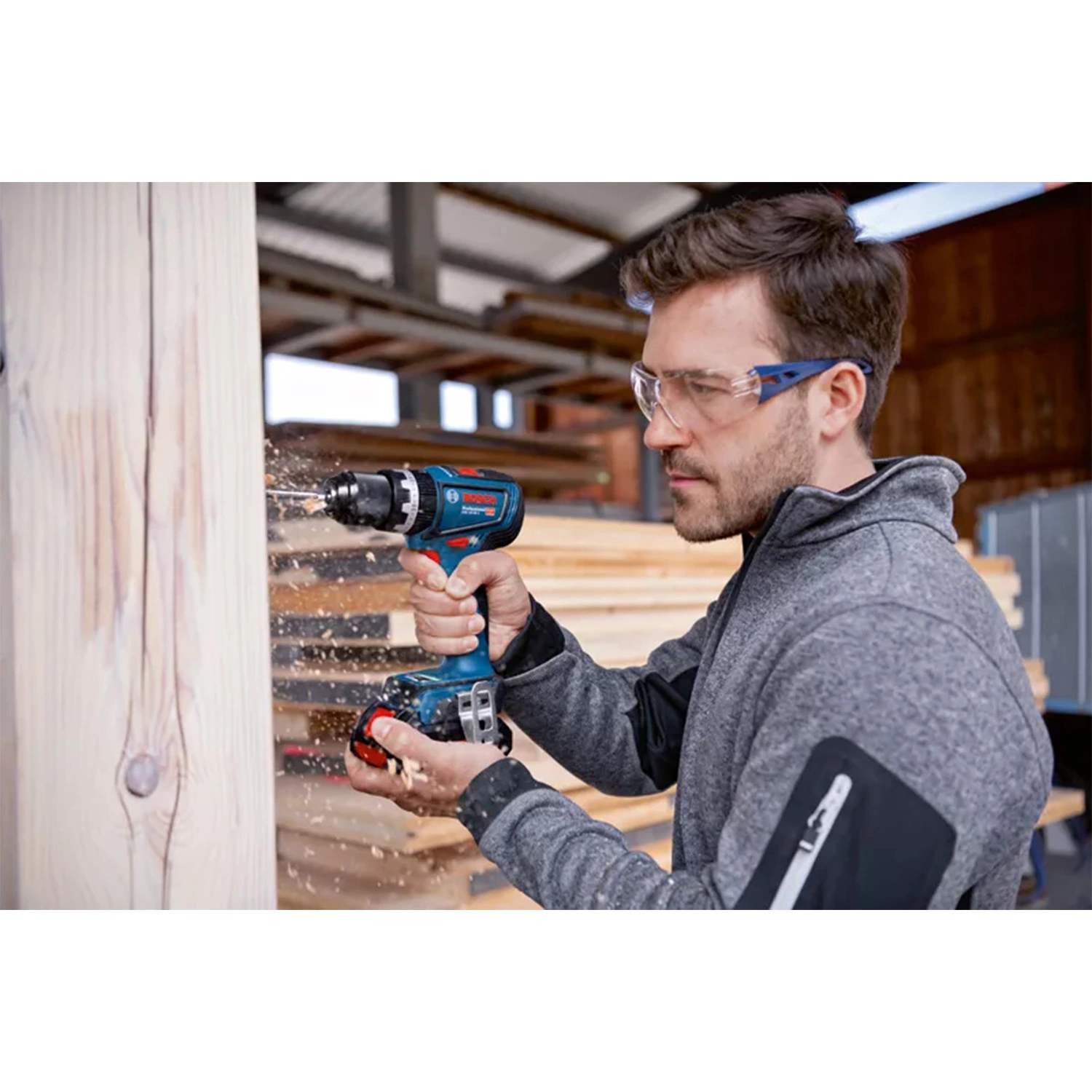 Bosch GSB 18V-90 C Perceuse à percussion sans fil-image