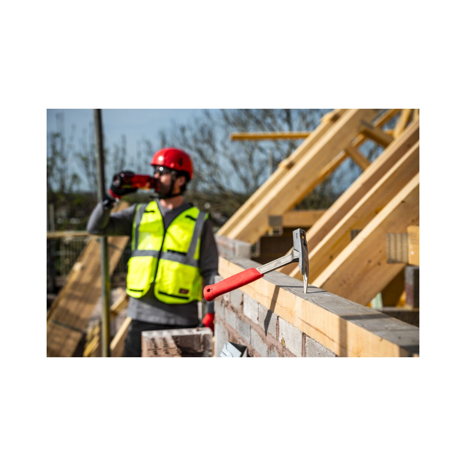 Milwaukee 4932493654 Dakdekkershamer - SHOCKSHIELD handgreep - 600 gram