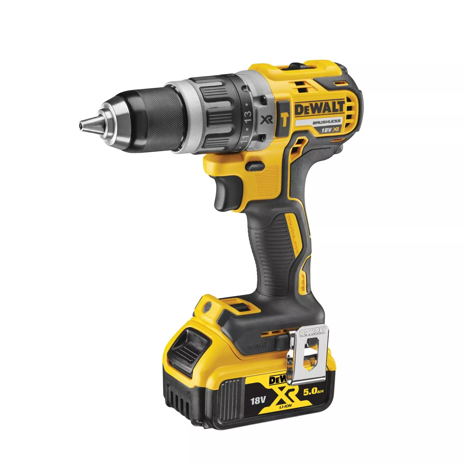DeWALT DCN796P1 Perceuse visseuse à percussion 18V Li-Ion (1x batterie 5.0Ah) dans coffret - moteur BL-image