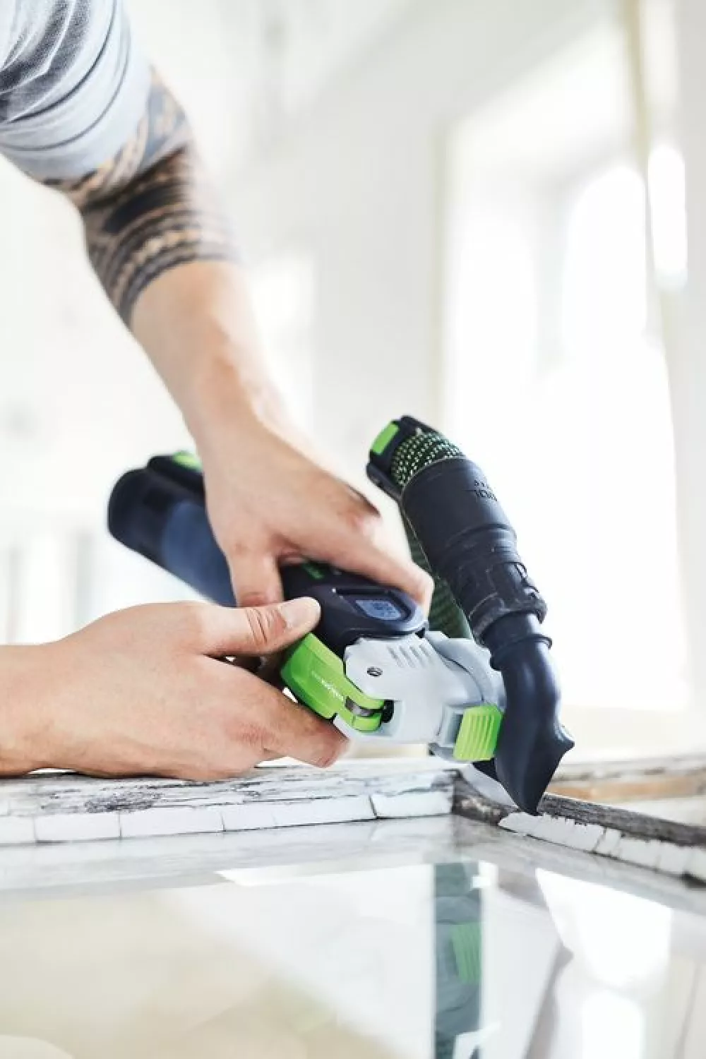 Festool VECTURO OSC 18 E-Basic 18V Li-Ion accu oscillerende multitool body in systainer - koolborstelloos-image