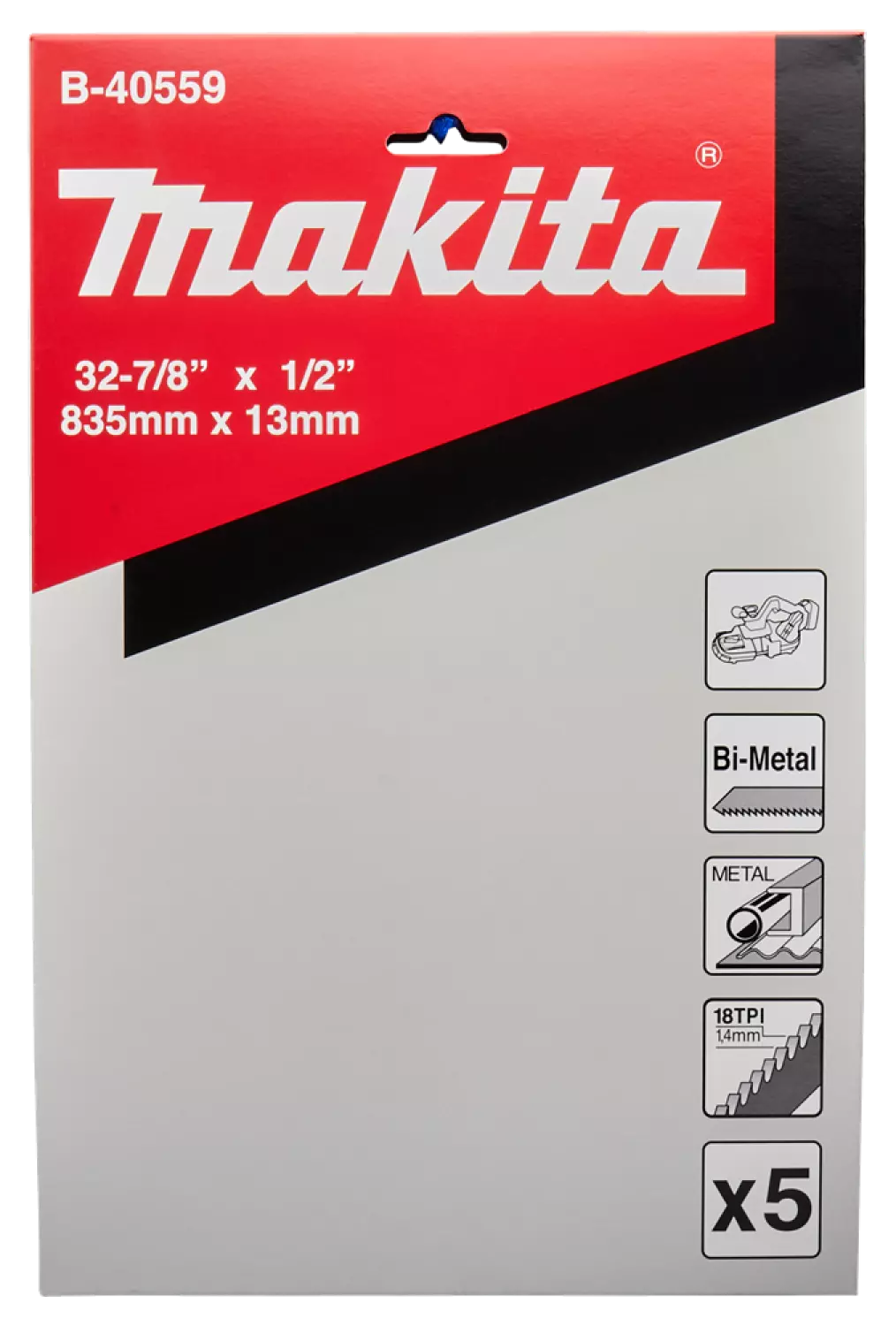 Makita B-40559 Bandzaagblad - 835 x 13mm (5st)-image