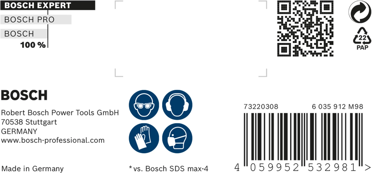 Bosch 2608900224 EXPERT Hamerboor SDS Max-8X - 18x800x940mm-image