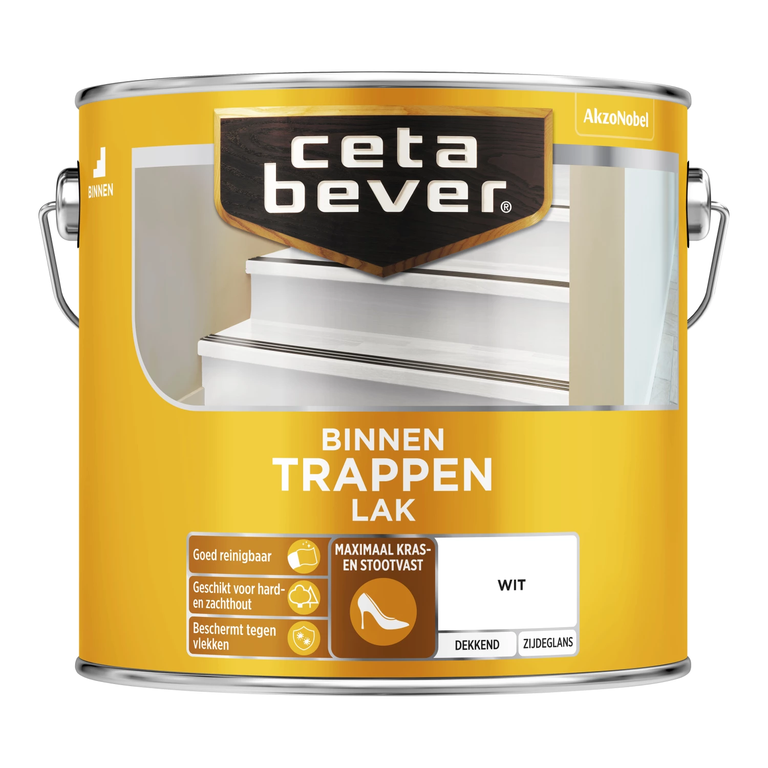 Cetabever Trappenlak Dekkend - Wit - 2,5L-image