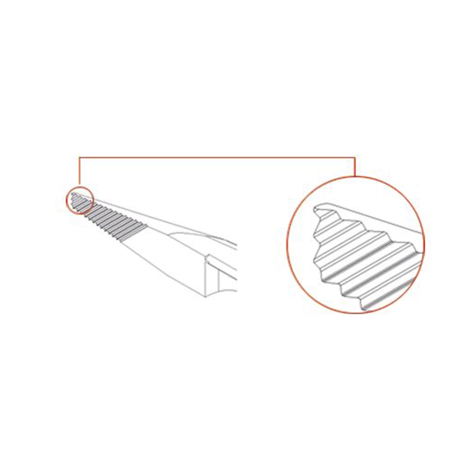 Wiha Z 05 1 06 Punttang Professional electric met knipgedeelte - 200mm-image