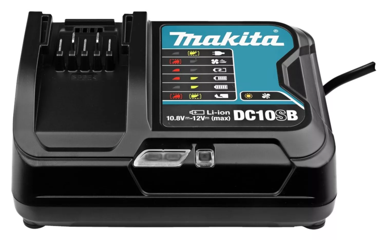 Makita DC10SB Chargeur de batterie coulissante Li-ion 10,8 V-image