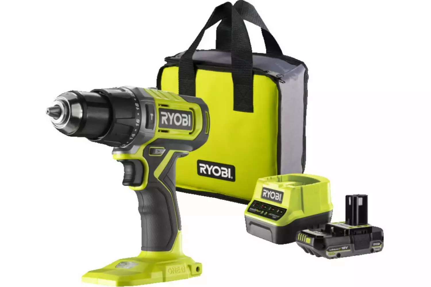 Ryobi RPD18-2C20S 18V Li-ion accu Klopboormachine set (1x 2.0 Ah) - 52Nm-image