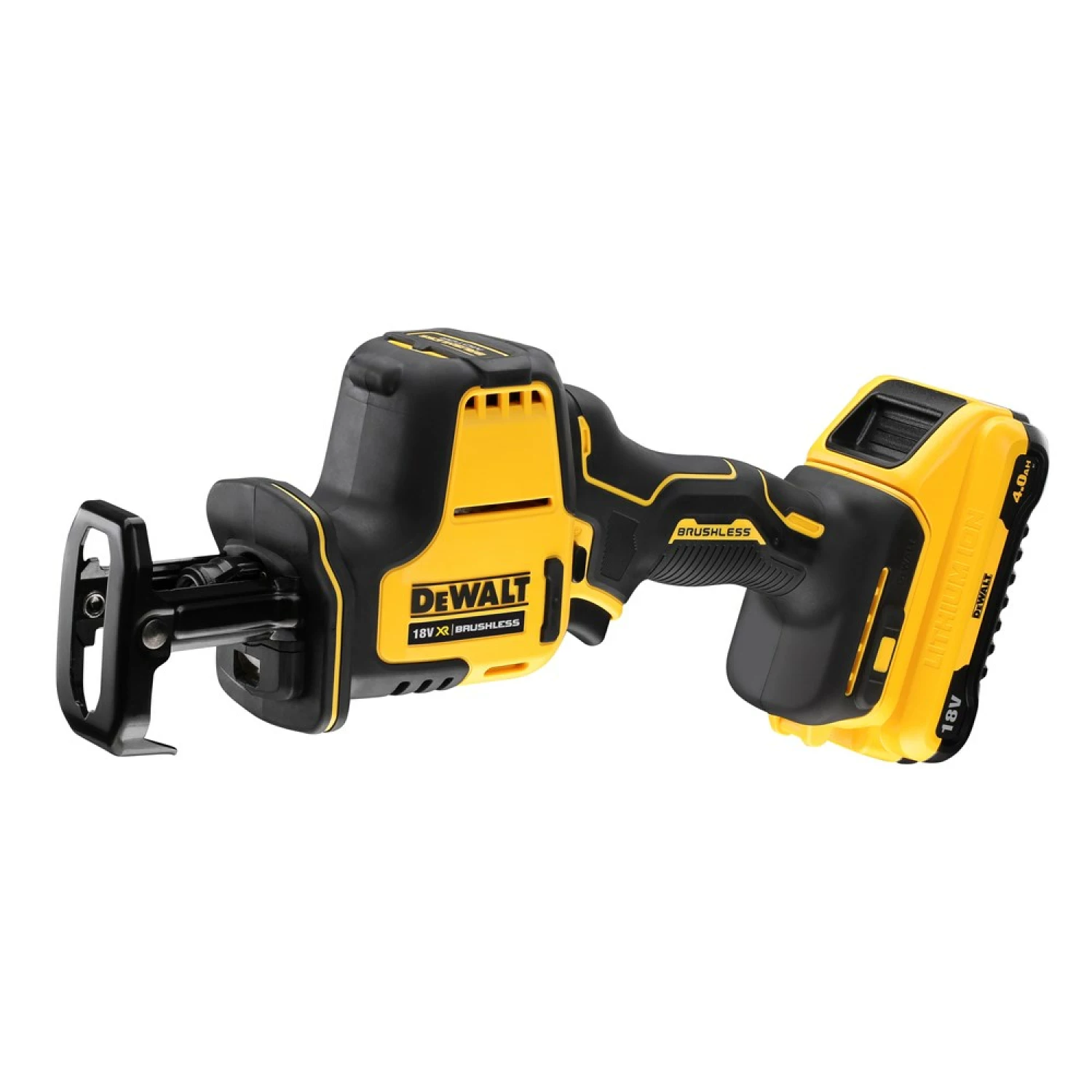 DeWALT DCS369M2 18V Li-ion XR accu reciprozaag set (2x 4.0Ah) in TSTAK - koolborstelloos-image