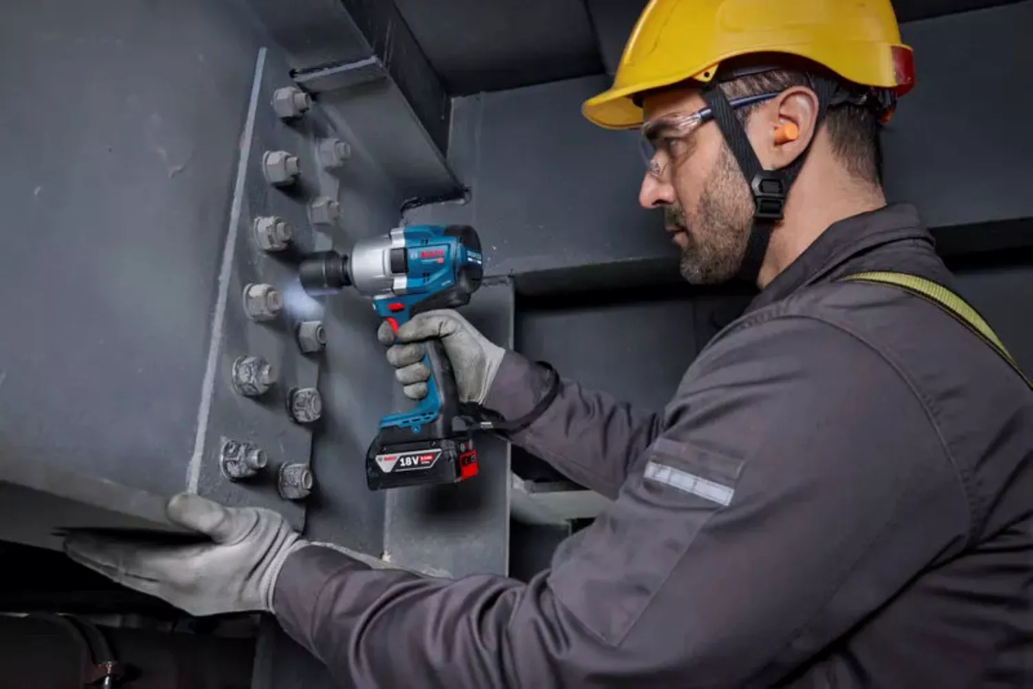 Bosch GDS 18V-780 Batterie 18 V Corps de clé à chocs dans L-boxx - 780 Nm-image