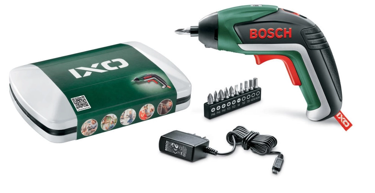 Bosch IXO V Basic 3.6V Li-Ion accu schroefmachine set (1.5Ah ingebouwd) in tinnen giftbox-image