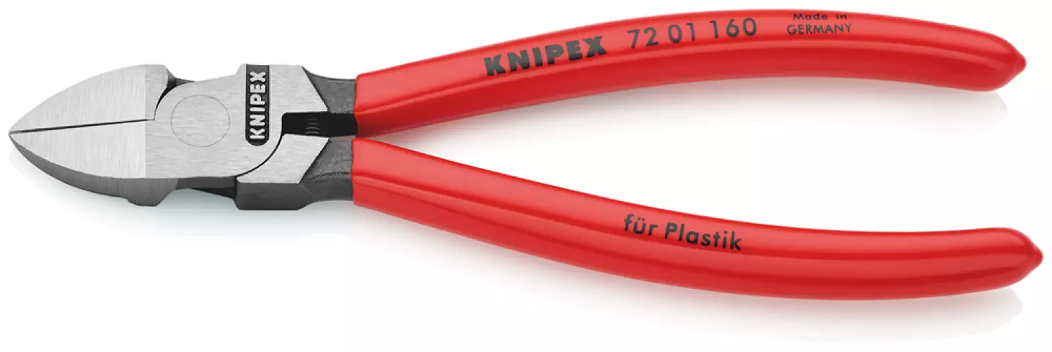 Knipex 7201160 Zijsnijtang voor kunststof - 160mm-image