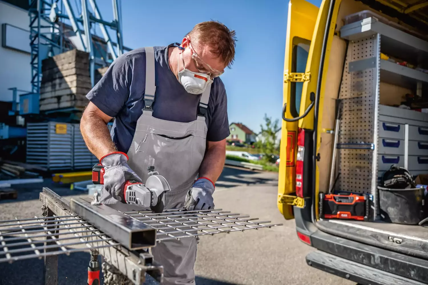 Flex LB 125 18.0-EC/5.0 Set Li-Ion Accu haakse slijper set (2x 5.0Ah) in L-Boxx - 125mm - variabel - 18V-image