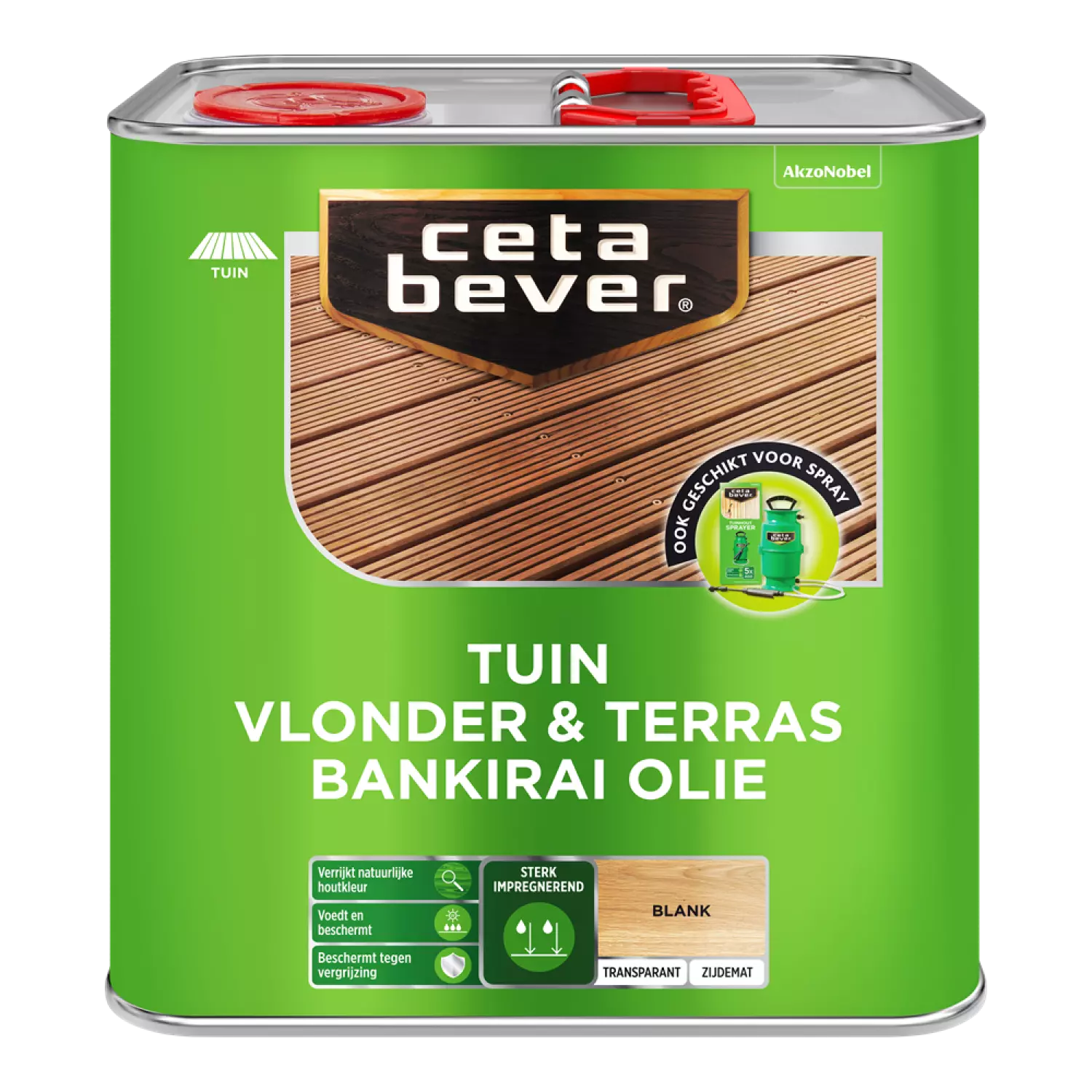 Cetabever Vlonder & Terras Bankirai Olie - Blank - 2,5L-image