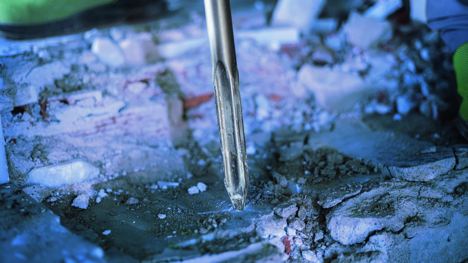 Bosch 2608690111 - Burin pointu à queue six pans, 30 x 400 mm-image