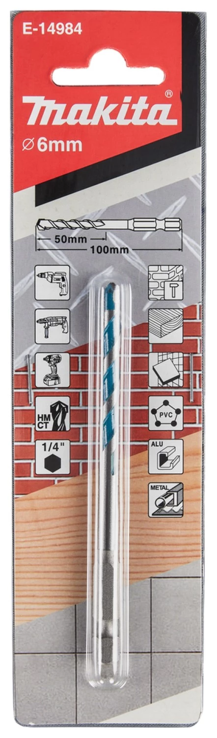 Makita E-14984 foret multiple 6x100mm-image